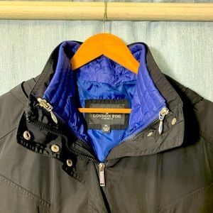 London Fog Hooded Jacket with Removable Liner